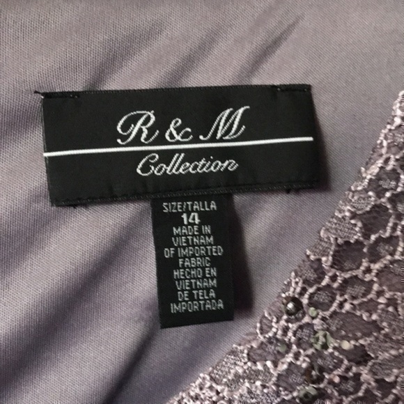 R&M Collection 2 piece dress and jacket size 14 - Picture 5 of 12